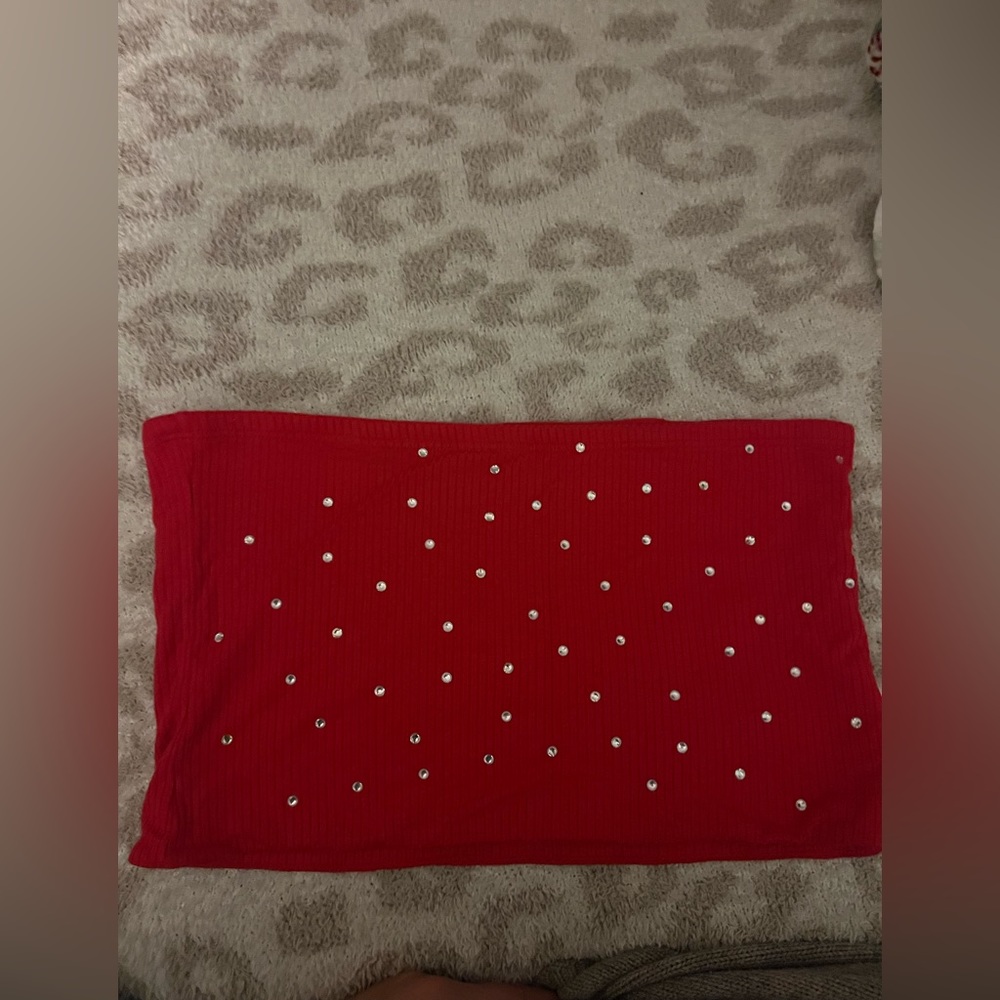 LF red tube top